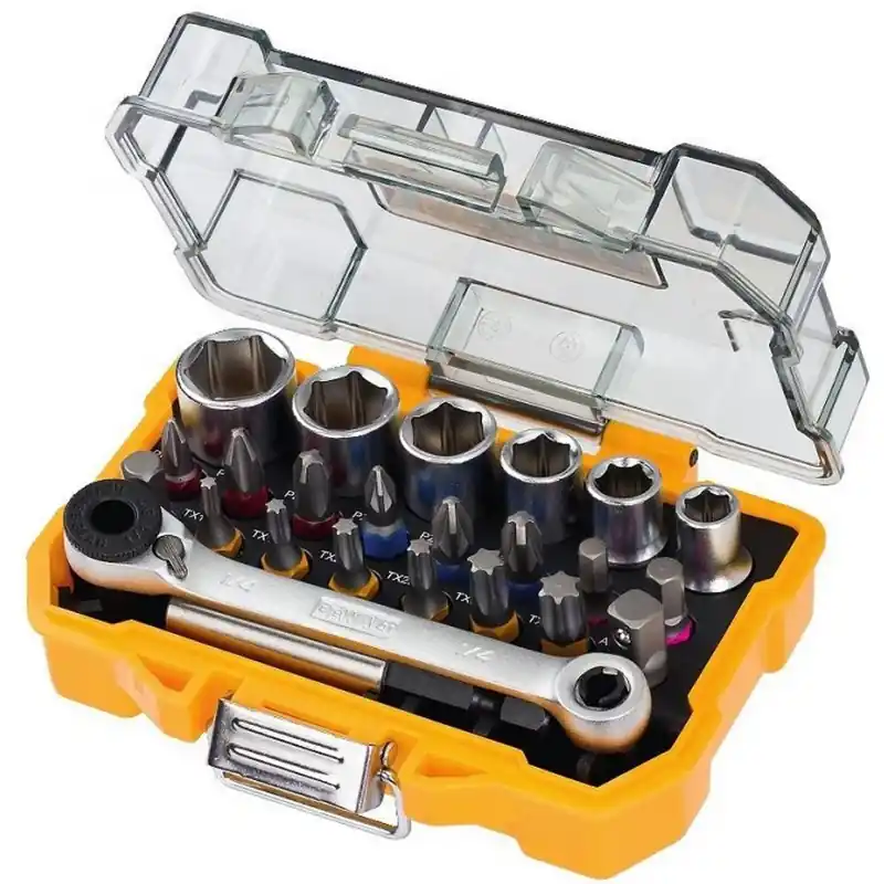 DeWALT DT71516-QZ Schrauber Bit-und Ratschen-Set (24-tlg.) Online Kaufen
