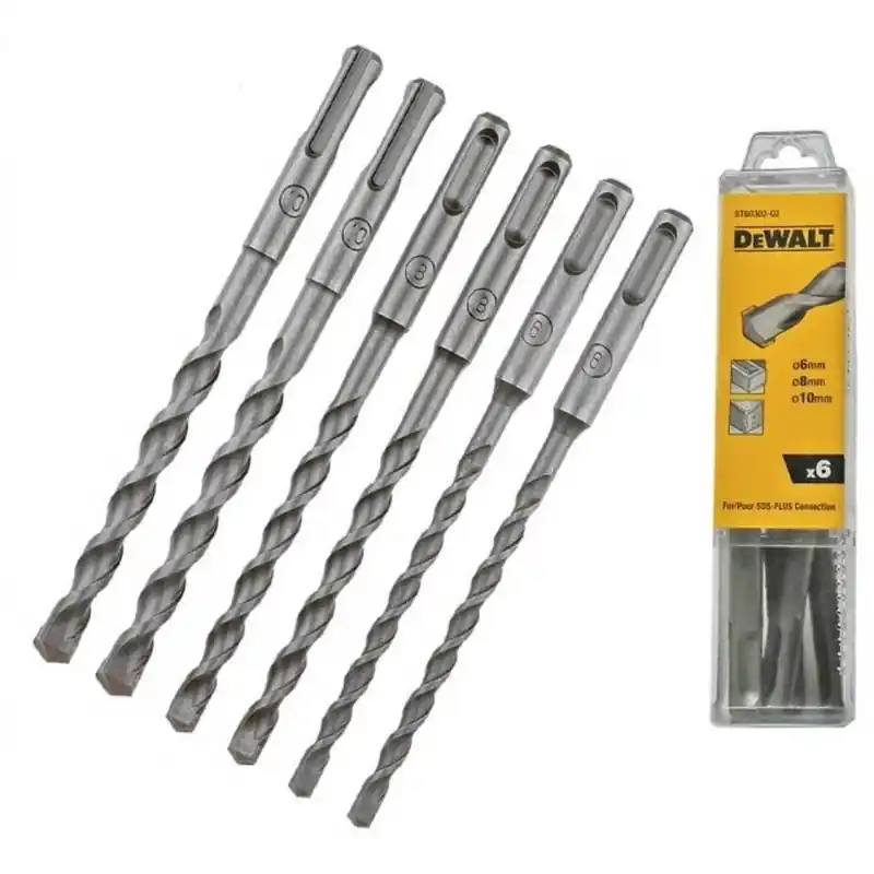 DeWALT DT60302-QZ Set SDS-Plus Schlagbohrer für Beton und Mauerwerk, 6 Stk. Aktuell
