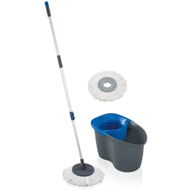 LEIFHEIT zestaw Rotation Disc Mop grey blue 55268 Kracherpreis
