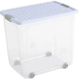 Aktuell KIS W BOX XL 78L 57x39x52cm Transparent/Blueberry