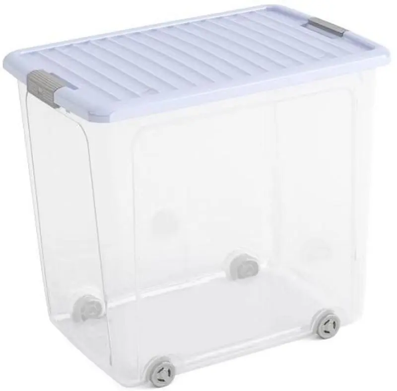 Aktuell KIS W BOX XL 78L 57x39x52cm Transparent/Blueberry