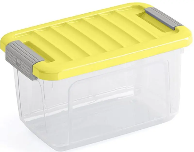 Neu KIS W BOX XS 5L 28x18x17cm Transparent/Gelb