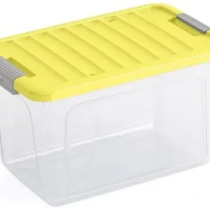 Versand Am Gleichen Tag KIS W BOX M 30L 49x30x29cm Transparent/Gelb