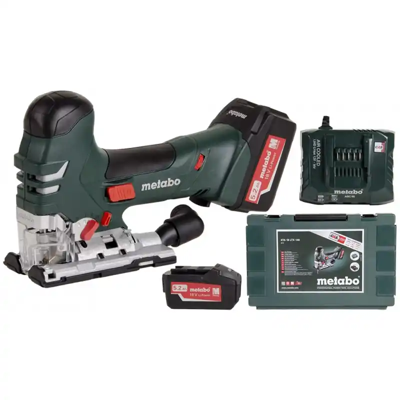 Neuheit METABO STA 18 LTX 140 Akku-Stichsäge 18V 2x5.2Ah Li-Ion 601405650