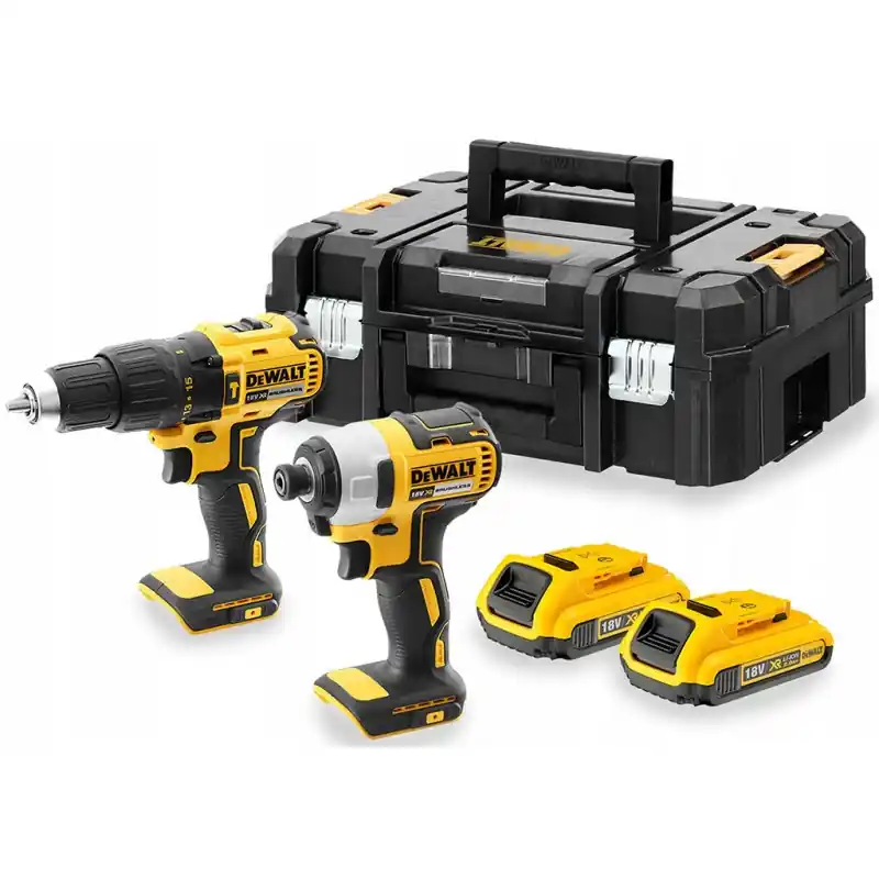 DeWALT DCK2060D2T-QW Werkzeugset Akku-Schlagbohrmaschine + Schlagschrauber 18V 2x2.0Ah Bestseller
