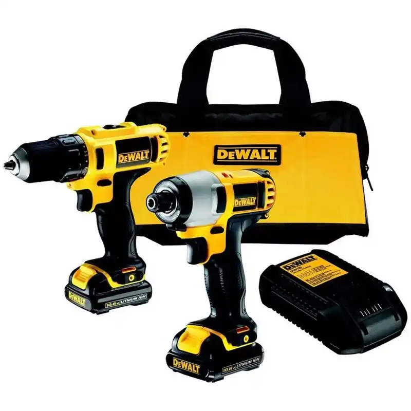 Expressversand DeWALT DCK211C2 Bohrmaschine Schraubendreher + Schraubenzieher Auswirkungen (12V/ 2x1,3Ah)