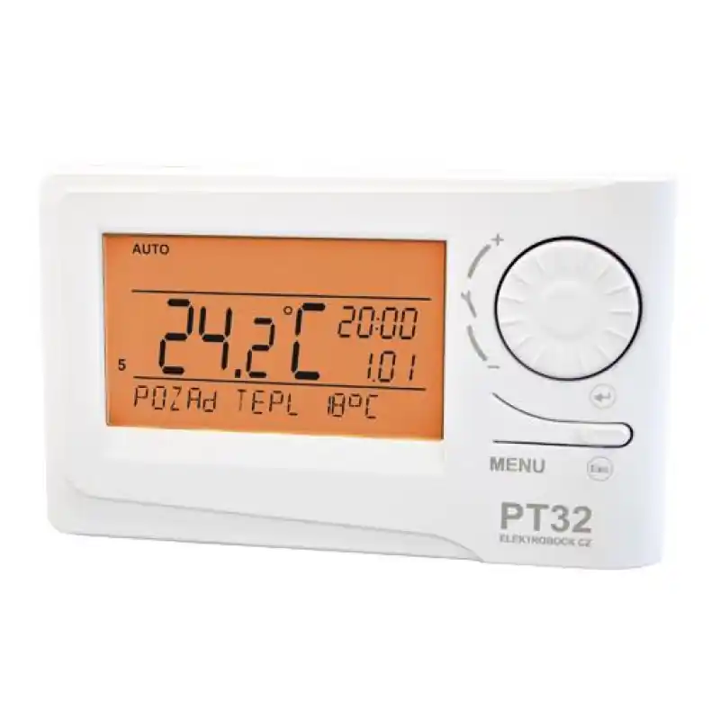 Geprüft ELEKTROBOCK PROGRAMMIERBARER RAUMTHERMOSTAT PT32