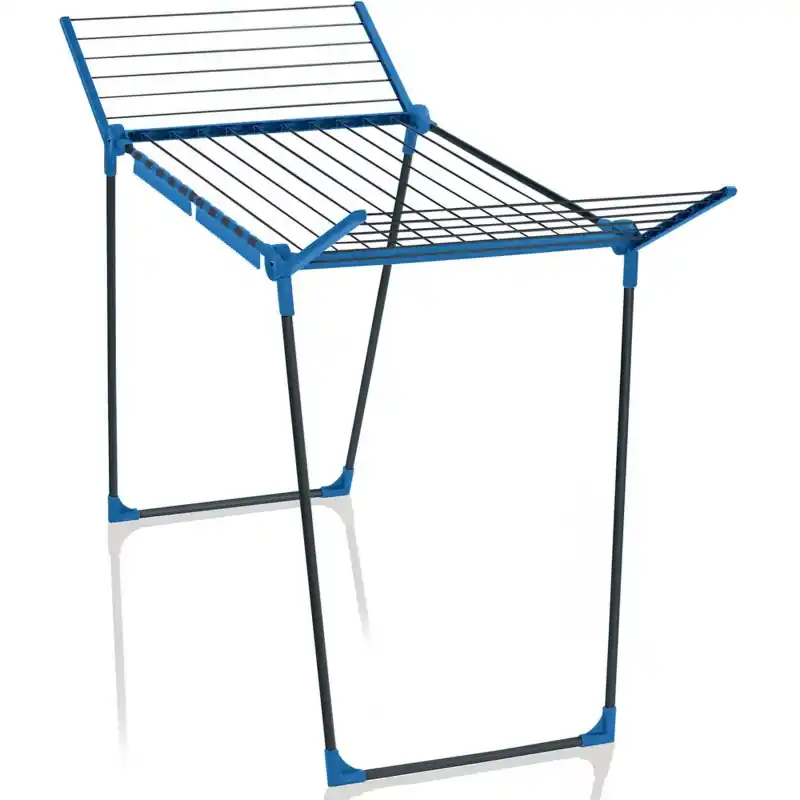 LEIFHEIT Pegasus 180 Solid Standtrockner Grey/Blue 81670 Beliebt