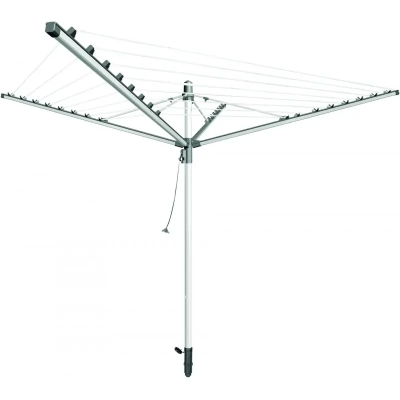 LEIFHEIT Linomatic V 400 Wäschespinne, inklusive 15er-Set Wäscheklammern 85210 Zertifiziert