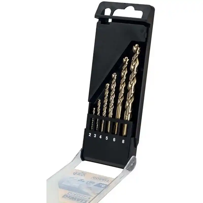 Saisonangebot DeWALT DT4956-QZ Metallbohrer-Set HSS-Co 6-tlg. 2/3/4/5/6/8 mm
