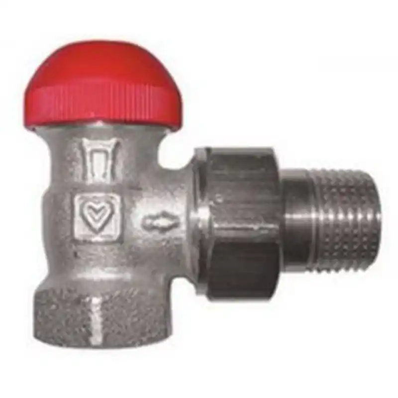 Neu Im Sortiment HERZ TS-90-V-Thermostatventile Eckform 3/4", M 28 x 1,5 rote Blende 1772469