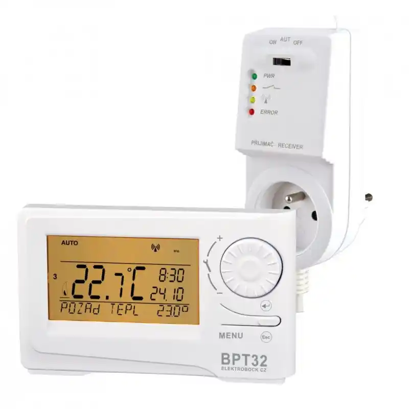 ELEKTROBOCK FUNK-RAUMTHERMOSTAT (FRÜHER BPT32 GENANNT) BT32 Versand Am Gleichen Tag