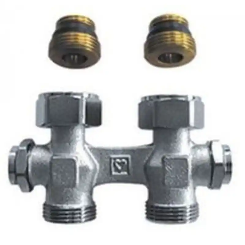 HERZ 3000 Anschlussteil, Durchgangsform, Heizkörperanschluss Rp 1/2 x G 3/4 1346602 Beliebt