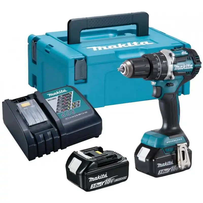 Garantierte Lieferung Makita DHP484RFJ Akku Schlagbohrschrauber Li-ion Li-ion (2 x 3,0 Ah/18V) Makpac