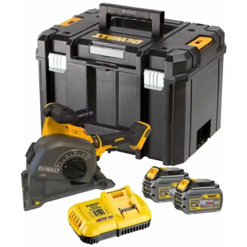 Letzte Chance DeWALT DCG200T2-QW Akku-Mauerwerksnut XR FlexVolt (54V/2x6,0Ah/125mm) Tstak