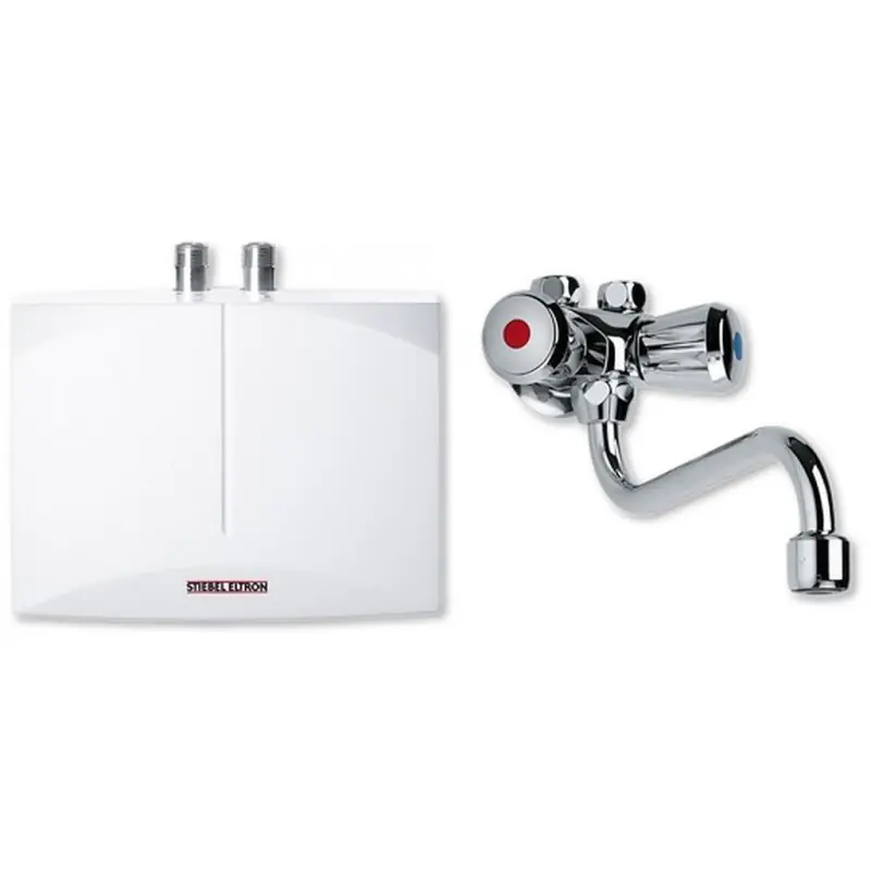 Geprüft Stiebel Eltron DNM 3 + MAW Mini-Durchlauferhitzer 3,5 kW mit Wandarmatur 185412