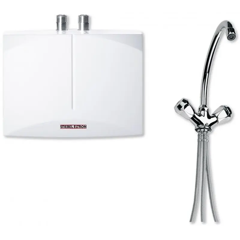 Stiebel Eltron DNM 3 + MAZ Mini-Durchlauferhitzer 3,5 kW mit Waschtischarmatur 185413 Finale Aktion