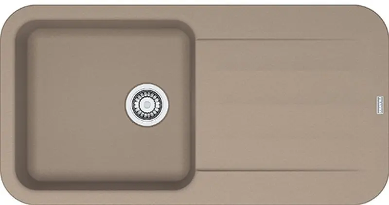 Must-Have Franke Pebel PBG 611, 970x500 mm, Fragranit Einbauspüle Cashmere 114.0477.165
