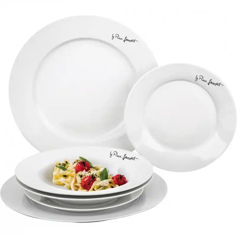 Angebot LAMART Set von runden Tellern 6 Stk. Dine LT9001
