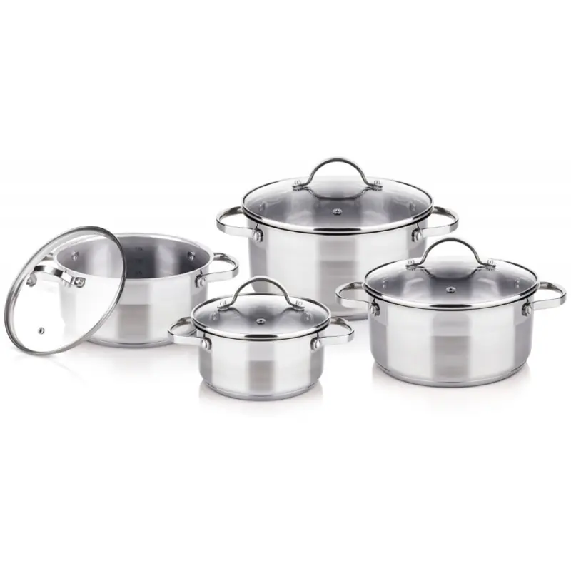LAMART Kochgeschirrset 8 Stück Elegant LTSSSET8 Abverkauf