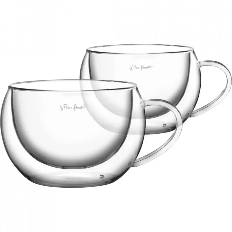 LAMART VASO LT9012 Set 2 Cappuccino Gläser 270 ml Solange Der Vorrat Reicht