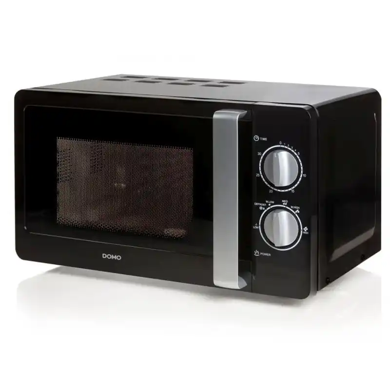 Neuheit DOMO Mikrowelle mit 30 Minuten Timer 20 Liter Volumen schwarz DO2420