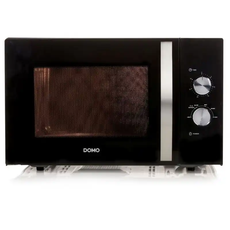 Preiswert DOMO Mikrowelle mit Ofen (30 litres/900W) schwarz/silber DO2431
