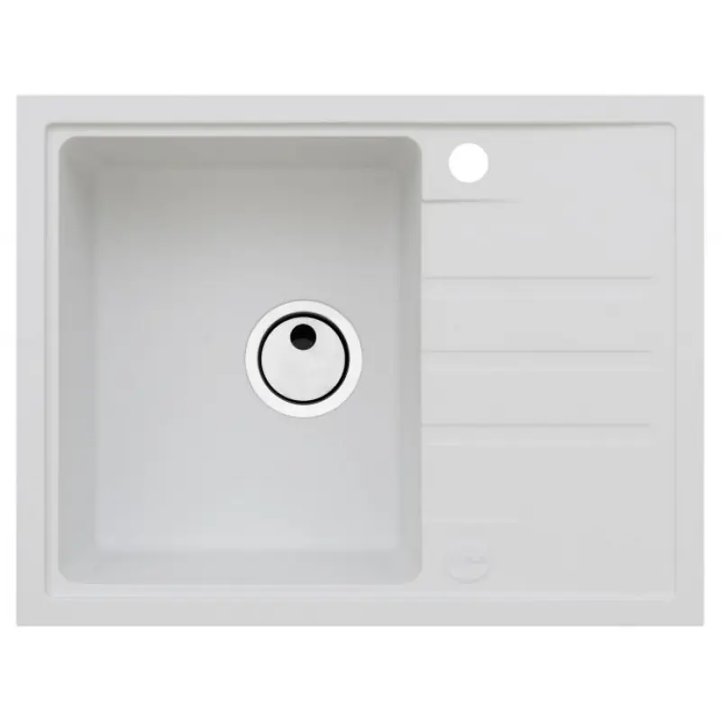 Schnäppchen ALVEUS INTERMEZZO 30 Granitspüle, 620 x 480 mm, weiß
