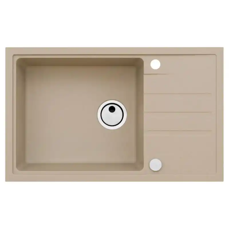 Begrenztes Angebot ALVEUS INTERMEZZO 130 Granitspüle, 780 x 480 mm, beige