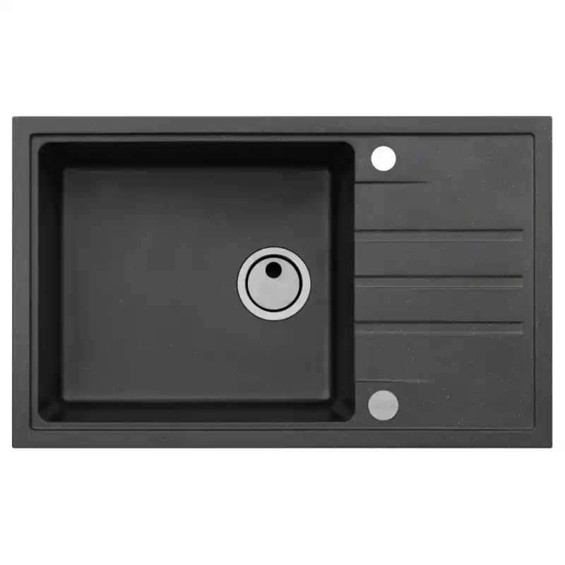 Neue Ware ALVEUS INTERMEZZO 130 Granitspüle, 780 x 480 mm, schwarz