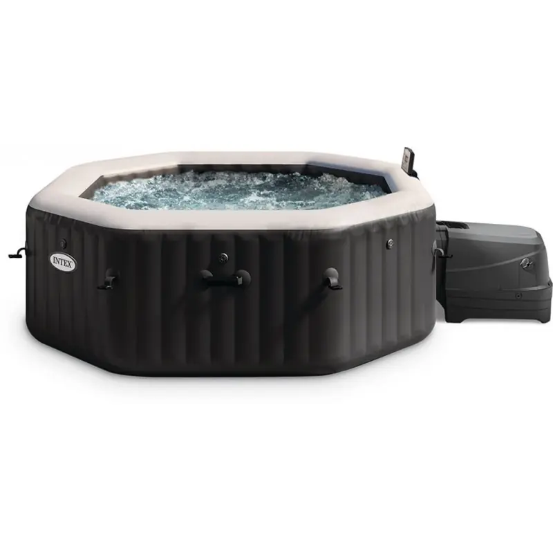 Sofort Bestellen INTEX PureSpa Jet Bubble Deluxe Octagon Whirlpool für 4 Personen S1 28458