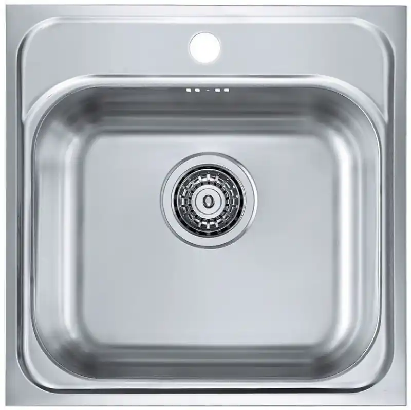 ALVEUS BASIC 140 NEW FI 90 Edelstahlspüle, 465 x 465 mm, Satin 1100905 Preisreduziert