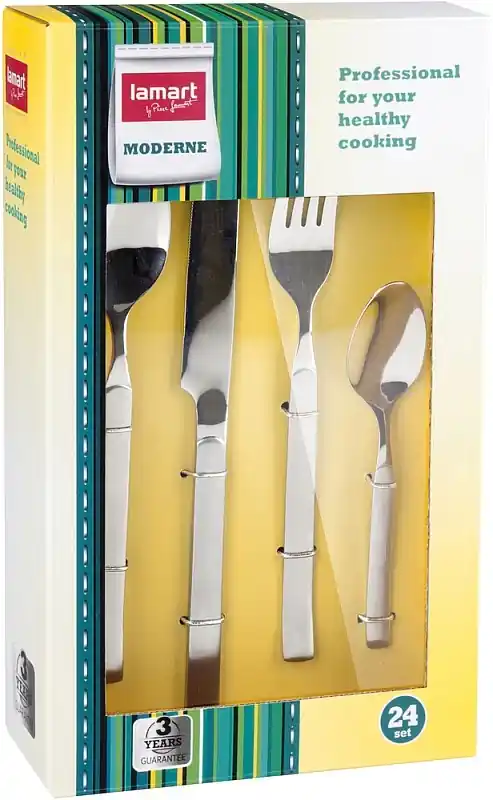 LAMART Besteckset 24 Teile Moderne LT5003 Expressversand
