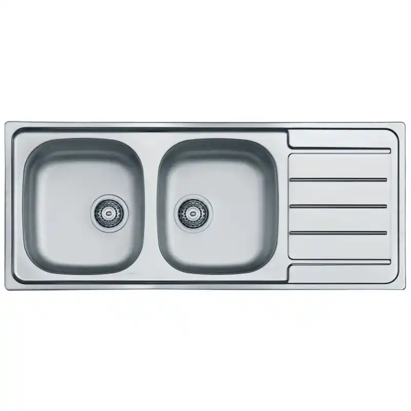 ALVEUS LINE 100 Edelstahlspüle, 1160 x 500 mm, Natur 1087978 Sonderaktion