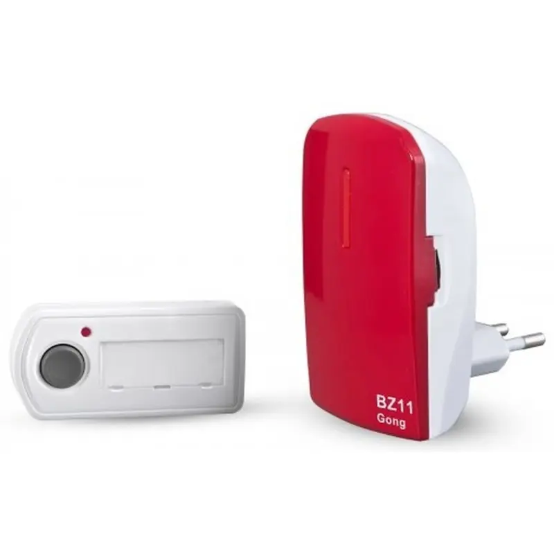 Preisreduziert ELEKTROBOCK BZ11 Funk Türglocke, 230V AC, rot