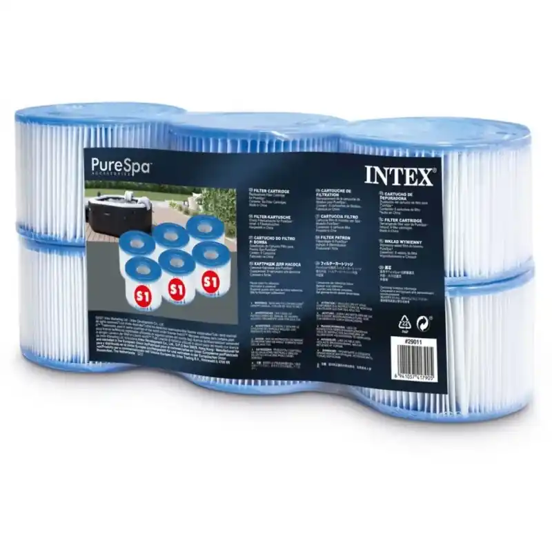 Sonderaktion INTEX Filterkartusche S1 für PureSpa-Whirlpools 6 Stk. 29011