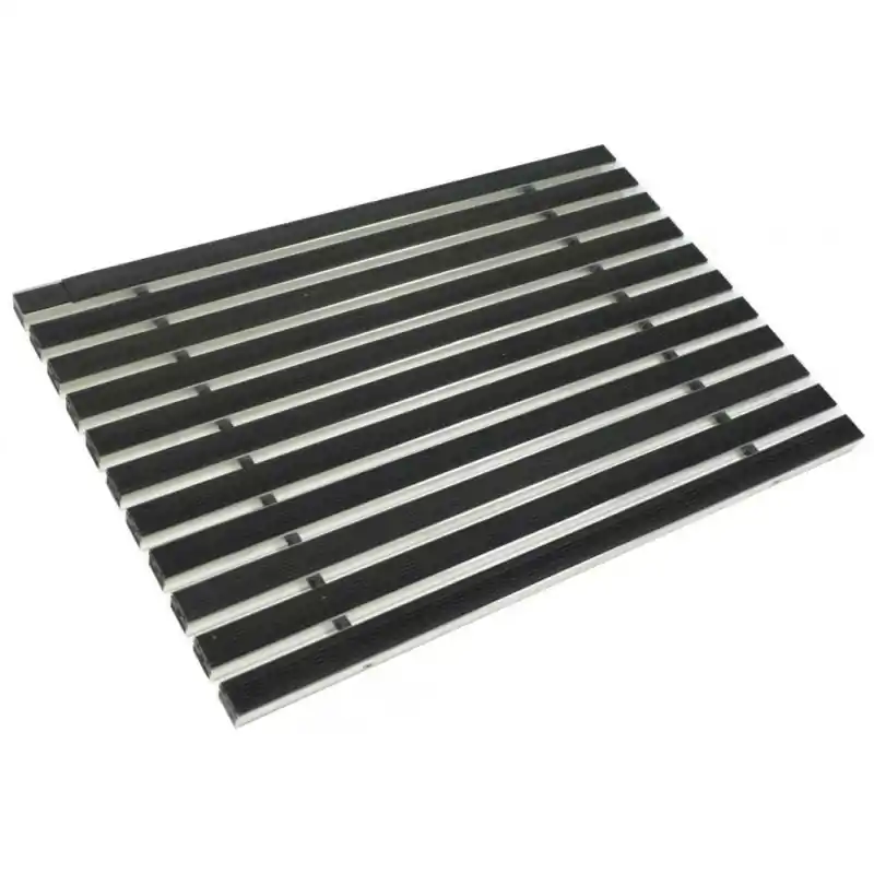 Mega-Angebot ACO Schuhabstreifer Gummimatte, ALU Fußmatte, 60 x 40cm, schwarz 01213