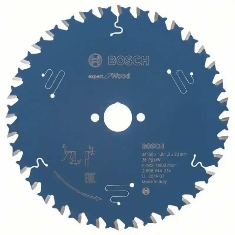 Bosch Kreissägeblatt Expert for Wood, 160 x 20 x 1,8 mm, 36 2608644014 Preis Gesenkt