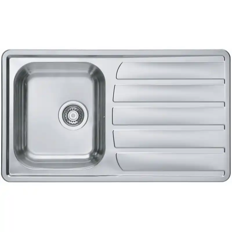Bestseller ALVEUS ZOOM 30 Maxim Edelstahlspüle, 860 x 500 mm, Satin 1108176