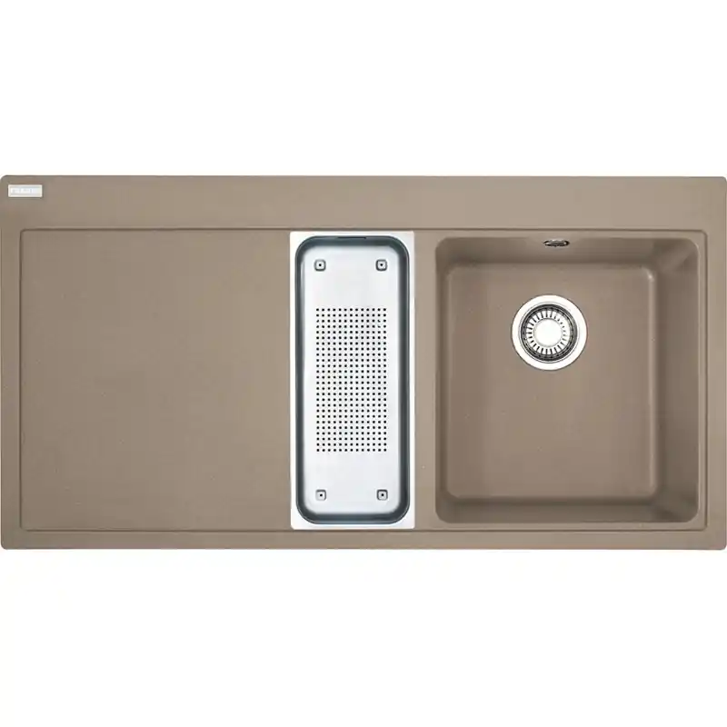 Sonderaktion Franke Mythos MTG 651-100 Fragranit DuraKleenPlus, Cashmere, Becken rechts 114.0476.987