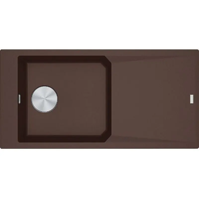 Must-Have Franke FX FXG 611-100, 1000x500 mm, Fragranit-Einbauspüle, Chocolate 114.0512.336