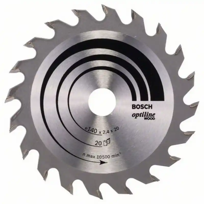Bosch Kreissägeblatt Optiline Wood für Handkreissägen, 140 x 20/12,7 x 2,4 mm, 2608640586 Sale