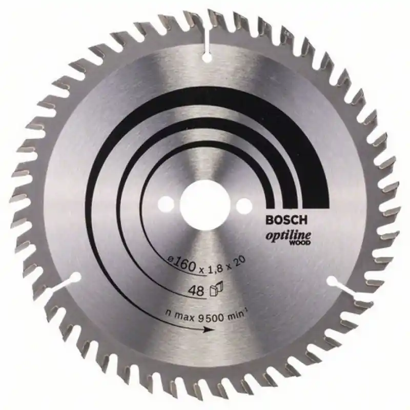 Bosch Kreissägeblatt Optiline Wood für Handkreissägen, 160 x 20/16 x 1,8 mm, 2608641172 Aktuell