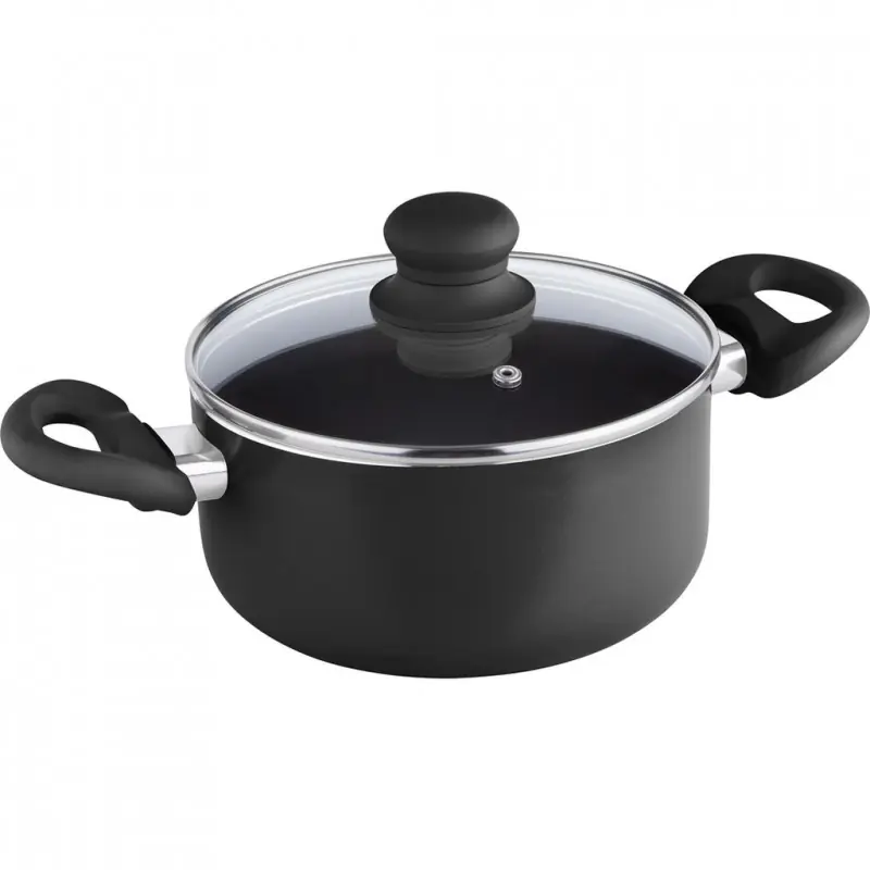 LAMART MULTICOLOR LT1123 Kochtopf 18 cm - schwarz Heißes Angebot