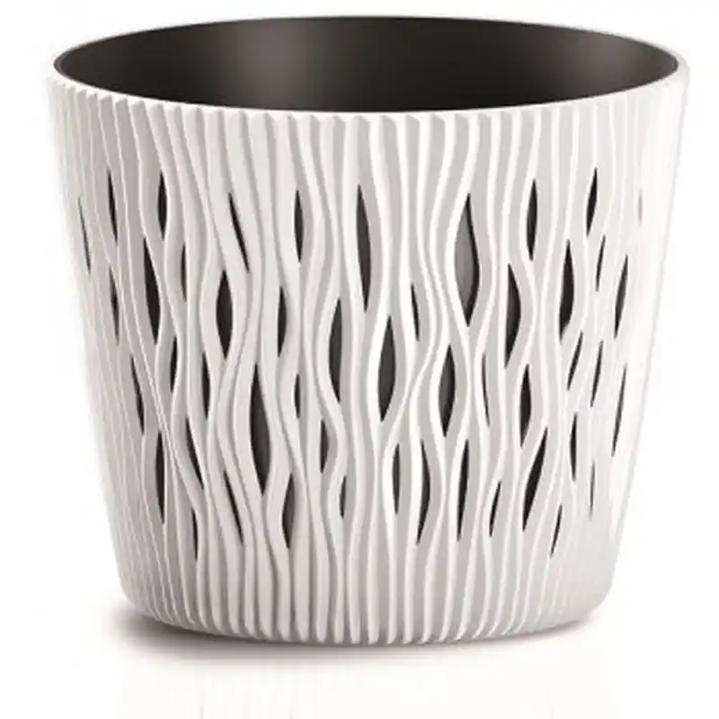 Prosperplast SANDY ROUND Blumentopf 26,2 cm, weiß DSR260-S449 Jetzt Bestellen