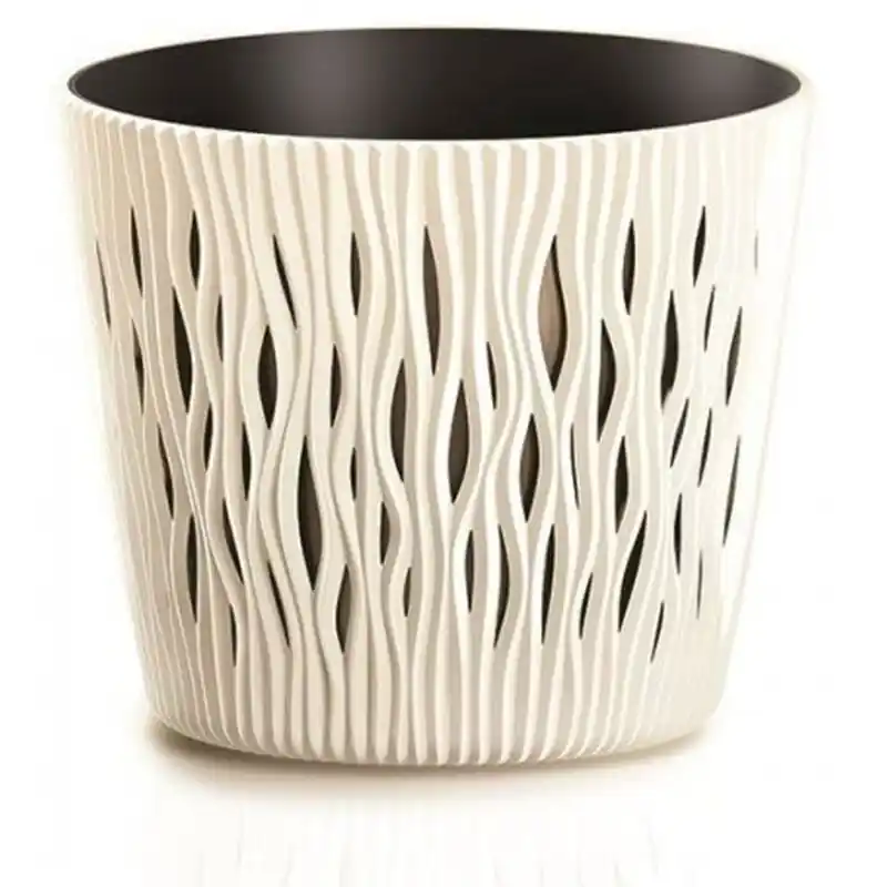 Sichere Zahlung Prosperplast SANDY ROUND Blumentopf 26,2 cm, creme DSR260-CY728