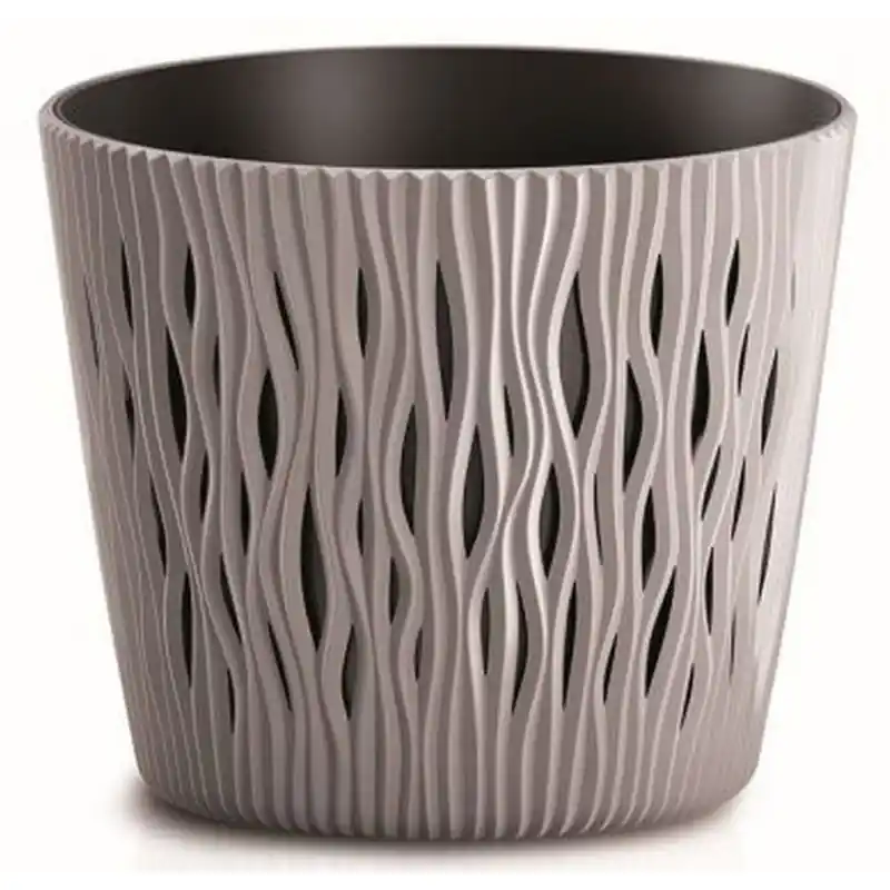 Begrenztes Angebot Prosperplast SANDY ROUND Blumentopf 26,2 cm, mocca DSR260-7529U