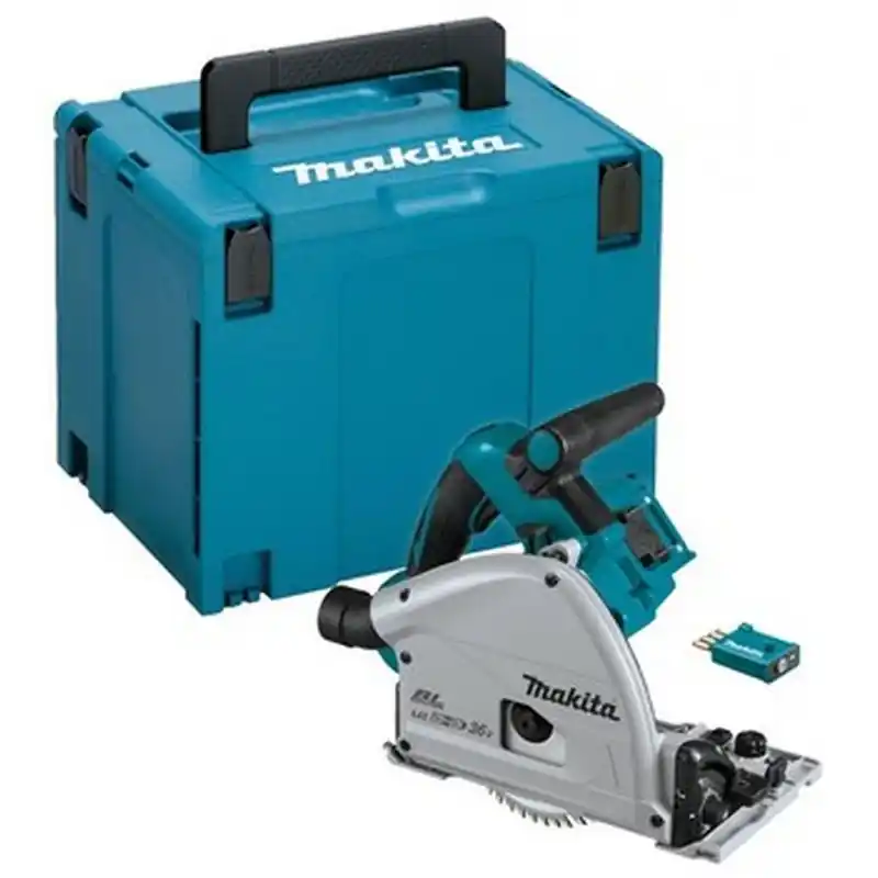 Nur Für Kurze Zeit Makita DSP601ZJU Akku-Tauchsäge AWS 165mm, Li-ion 2x18V, Makpac, ohne Akku