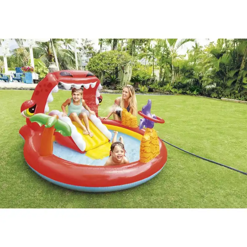 Direktkauf INTEX HAPPY DINO Aufblasbares Schwimmbad Kinderspiel 57163NP