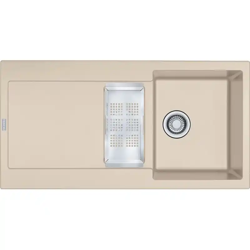 Markenware Franke Maris MRG 651, 970x500 mm, Küchenspüle, Fragranit+, Beige 114.0477.276